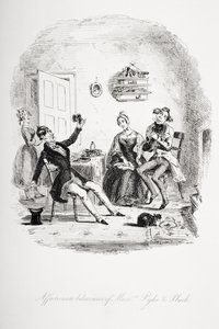 Comportement affectueux de Messieurs Pyke et Pluck, illustration de 